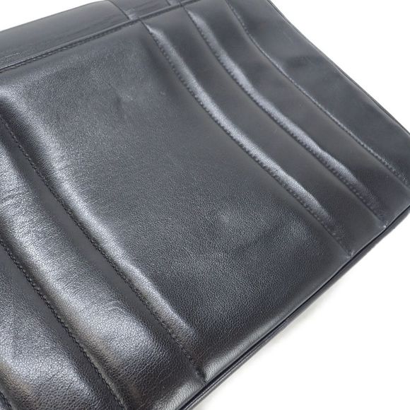 CHANEL Lambskin Mademoiselle Handbag Black With Gold Hardware - Picture 14 of 16